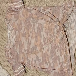 Maurices Pink Camo short sleeve